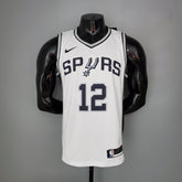 ALDRIDGE#12 Spurs White NBA Jersey